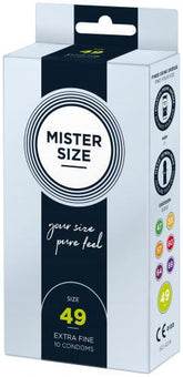 MISTER.SIZE 49 mm Condooms 10 stuks - PlayForFun
